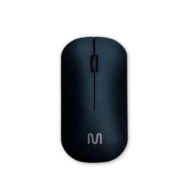 Imagem de Mouse Sem Fio 1200dpi Slim Box Preto MO307 Multilaser