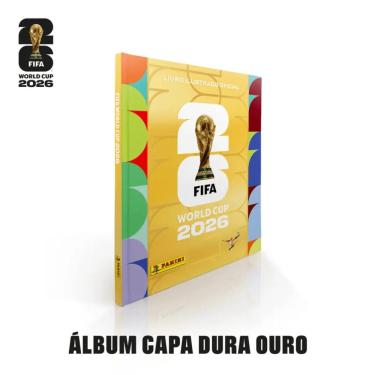Imagem de Álbum Oficial de Figurinhas Copa do Mundo da FIFA 2026 Capa Ouro - PANINI