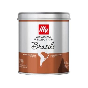 Imagem de Café Torrado e Moído Especial Illy Arabica Selection Brasile Lata 125g