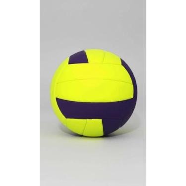 Imagem de Bola de Vôlei Profissional Amarela e Roxa - Congratulations Store
