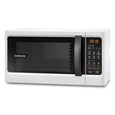 Imagem de Continental MC34B Forno de Micro-ondas Branco 34 Litros com Função Descongelar e Receitas Pré-programadas 110V