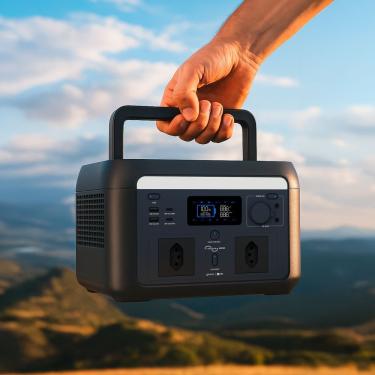 Imagem de Estação de Energia Portátil 300W com Wi-Fi e Bluetooth Preto Geonav 3,65kg