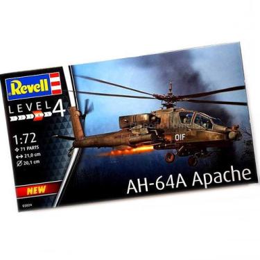 Imagem de Kit Montar Helicoptero AH-64A Apache - 1/72 - Revell