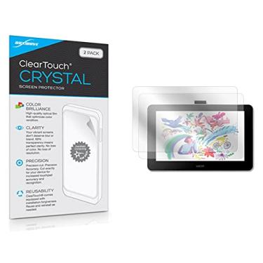 Imagem de BoxWave Protetor de tela compatível com Wacom One (protetor de tela ClearTouch Crystal (pacote com 2), película de filme HD - Protege contra arranhões para Wacom One