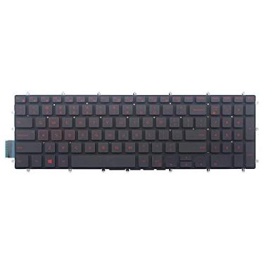 Imagem de AUTENS Teclado de reposição dos EUA (1 ano de garantia) para Dell Inspiron 3579 3583 3779 5565 5567 5570 5575 5587 7566 7567 7577 7588 5765 5767 5770 5775 7773 7778 7779 Laptop sem moldura, Red Backlight …