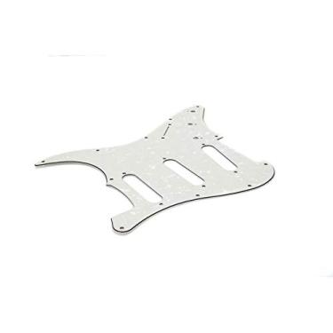 Imagem de Escudo Espelhado com 1 Camada com Aberturas HSS para Guitarra Stratocaster - DOLPHIN 7973