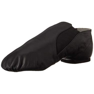 Imagem de Bloch Dance Bota masculina de couro com elastano e sola dividida elástica, Preto, 6