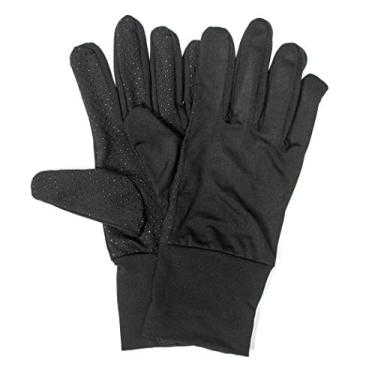 Imagem de MUK LUKS Luvas masculinas antiderrapantes de elastano preto, Preto, XG