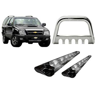 Imagem de KIT QUEBRA MATO+ESTRIBO PERSONALIZADO BLAZER PRETO BRILHANTE