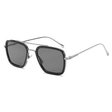 Imagem de Fishing Sunglasses Square Outdoor Sport Fishing Glasses Men Spider Eyewear Sports,Sliver Frame,China