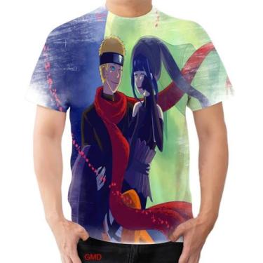 Imagem de Camisa Camiseta Filme Naruto Hinata Casal Guera Amor - Estilo Kraken