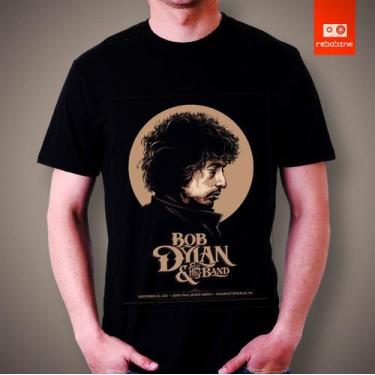 Imagem de Camiseta Bob Dylan Musica Rock 100% Algodão - Tee Geek