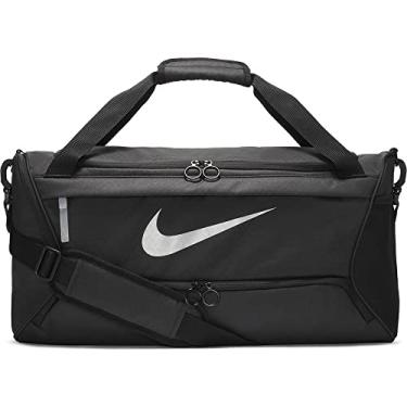 Imagem de Nike Brasilia Training Medium Duffle Bag (Black/Black/Silver, Medium)