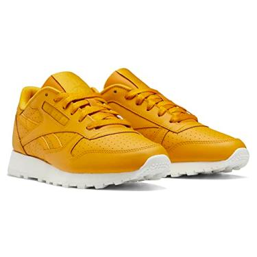 Imagem de Reebok Women's Classic Leather Sneaker (Bright Ochre/Bright Ochre/Chalk, us_Footwear_Size_System, Adult, Women, Numeric, Medium, Numeric_6)