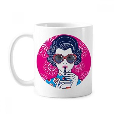 Imagem de Cultura Chinesa Vermelha Caneca de Cerâmica Cerâmica Copo de Café Porcelana Utensílios de Mesa