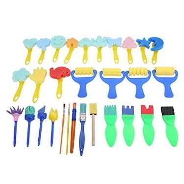 Imagem de Pincel de grafite, 19 cm x 8 cm x 14 cm pincel esponja para cultivar habilidades práticas quebra-cabeça brinquedos ferramenta de pintura para entretenimento infantil