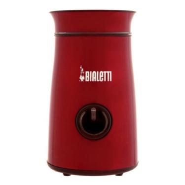 Imagem de Moedor De Café Eletrico Vermelho 110v - Bialetti Original Moedor de Cafe Eletricity Vermelho 110V Bialetti Moedor de Graos Caseiro Cafe Cafeteira Casa Laminas Em aço Triturar Cafe Automatico