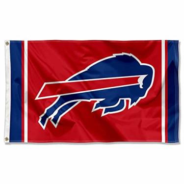 Imagem de WinCraft Buffalo Bills Bandeira vermelha com ilhós 3 x 5