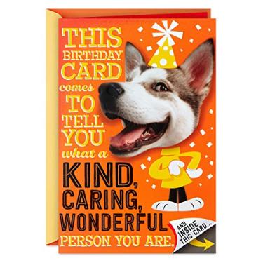 Imagem de Hallmark Cartão de aniversário (cartão dentro de um cartão)