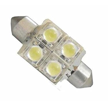 Imagem de Lampada Torpedo Pequena 4 Leds 36Mm 24V 10 Pcs