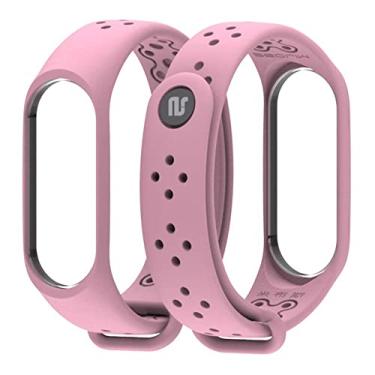 Imagem de Pulseira NSmart compatível com MI Band 4 - New version (Rosa NK)