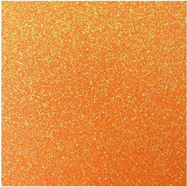 Imagem de Make+ Placa Em Eva Com Gliter 48x40cm, 2mm, Laranja Neon, 10 unidades