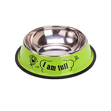 Imagem de Tigela de aço inoxidável PET LIFT Petlift para cães e gatos verde G