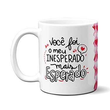 Imagem de Caneca Presente Namorados Frase Meu Inesperado Mais Esperado