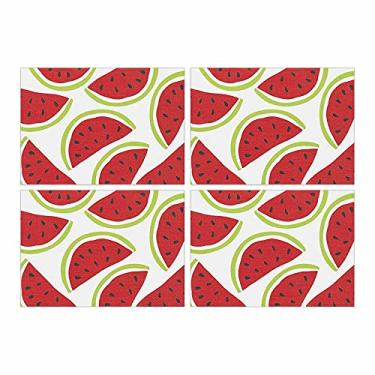 Imagem de Jogo Americano Watermelon Re 4 Peças 30x40 Base Emborrachada