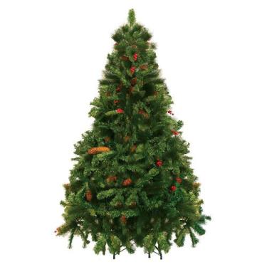 Imagem de Árvore De Natal Decorada Pinheiro Alpina 1,80M 660 Galhos - Yangzi