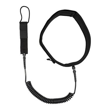 Imagem de UGPLM de prancha de surf em espiral de surf Paddle Board de surf Leash para esportes aquáticos Stand up Paddleboard, Shortboard, 10 pés