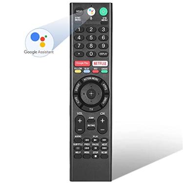 Imagem de AZMKIMI RMT-TX310U Controle remoto de substituição de voz para Sony TV, para Sony-TV-Remote para todos os Sony Bravia XR matriz completa LED 4K Ultra HD Smart Google TV, com botões Netflix, Google Play