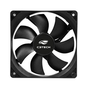 Imagem de Cooler Fan C3Tech F7-MB10BK Storm 8cm Preto - Rolamento FDB 12v 2200RPM