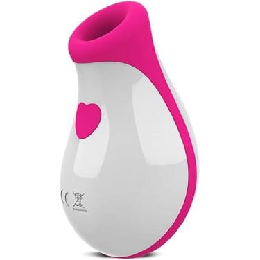 Imagem de Sugador de Clitóris Heart Coraçãozinho 7 Modos de Velocidades Vibrador Sugador com Língua de Modos de Vibração Sucção e Lambida Vibran vibrador feminino Vibrador Massageador Recarregável