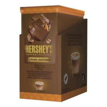 Imagem de Chocolate Hersheys Café, Macchiato, Caixa com 12 Barras 85g