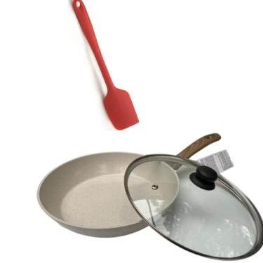 Imagem de Frigideira Indução ceramico 22 cm Marmore - espatula e tampa