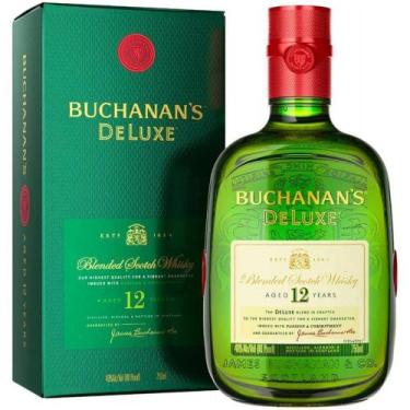 Imagem de Buchanans Deluxe Blended Scotch Whisky Escoces 12 Anos 750ml-Diageo -