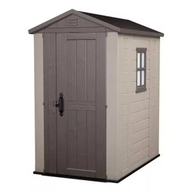 Imagem de Depósito De Plástico Com Piso Para Jardim - 209x112x172 Cm