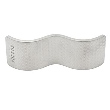 Imagem de Suporte de Pauzinho Antiaderente de Uso Duplo de Aço Inoxidável Suporte Elegante para Garfo de Colher - Evita Rolar, Fácil de Limpar, Durável e Design Moderno - Ideal para (Prata)