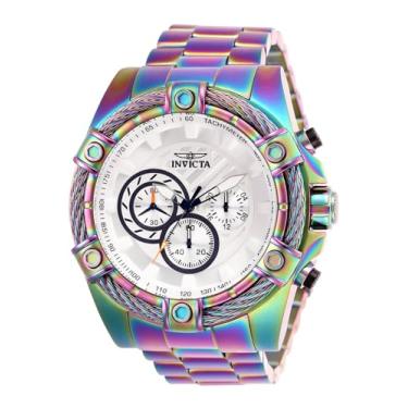 Imagem de Invicta Relógio masculino Bolt de quartzo de aço inoxidável com pulseira de aço inoxidável, multi, 26 (modelo: 25520)