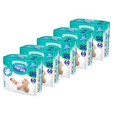 Imagem de Kit Fraldas Descartáveis Infantis Pacotão Hiper Direto da Fábrica Preço Revenda Sortidas XXG