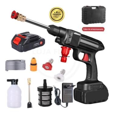 Imagem de Lavadora Jato De Alta Pressão Recarregável Portátil Sem Fio