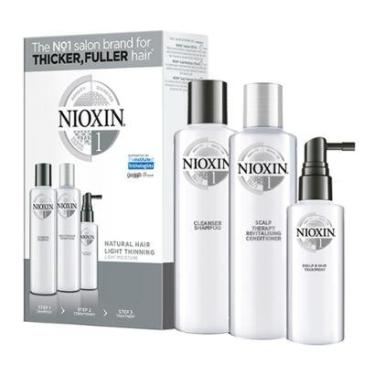 Imagem de Kit Nioxin Trial Kit Sistema 1 Shampoo 150ml + Condicionador 150ml + Leave-in 50ml-Unissex