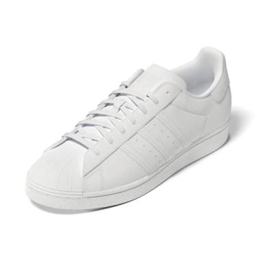 Imagem de adidas Originals Tênis masculino Superstar, Branco/Preto/Branco, 9