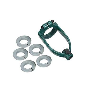 Imagem de Dispositivo de perfuração de encaixe e espiga para carpintaria, conversor de máquina de espiga quadrada de 65 mm, acessório de encaixe de furadeira para toras, móveis, bancada, verde/1803