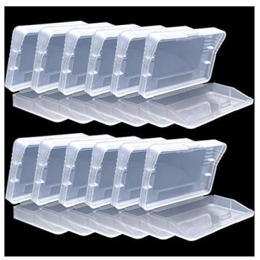 Imagem de 12Pcs Game Card Case Games Cartridge Holder, Anti Dust Cover Storage Box for Gameboy Advance Game GBA