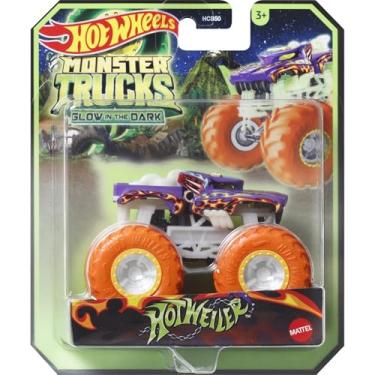 Imagem de Hot Wheels - 1:64 - Hotweiller - Monster Trucks Brilha no Escuro - HWC92