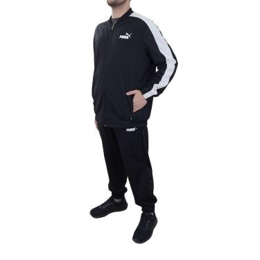 Imagem de Conjunto Agasalho Masculino Puma Suit Preto - 585843-Masculino