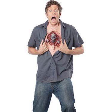 Imagem de California Costumes Baú de parasita masculino, Carne/vermelho, tamanho nico