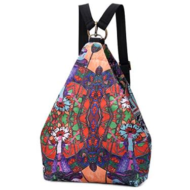 Imagem de Mochila feminina premium Black Butterfly, estilo boêmio, casual, moderna, leve e pequena, 20 cores, Small